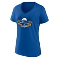thumbnail image 2 of Women's Fanatics  Royal Los Angeles Dodgers 2025 World Series Champions Hometown V-Neck T-Shirt, 2 of 3