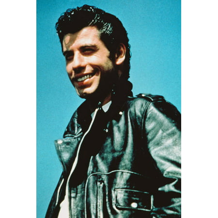 John Travolta Hunky Color 24x36 Poster Grease Leather