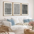 thumbnail image 3 of HPNIUB Geometric Line Framed Canvas Wall Art Modern Abstract Minimalist Painting Neutral Decor Set of 3 for Living Room Bedroom Office 24x36 Inch, 3 of 9