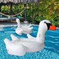 thumbnail image 4 of Flamenco inflable gigante de 150CM y 60 pulgadas para adultos y niños, flotador de Piscina de Cisne y unicornio, anillo de natación, juguetes para fiesta en el agua, 4 of 4