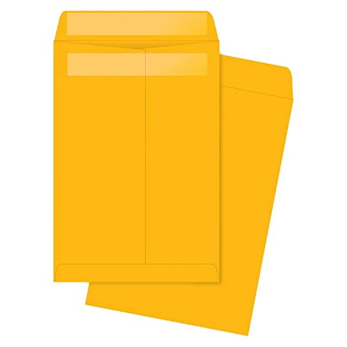 Quality Park Redi Seal Catalog Envelope 6 1/2 x 9 1/2 Brown Kraft 250/Box 43362