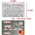 thumbnail image 2 of Birthday Card for Nephew Adult - Nephew Birthday Card from Aunt - Happy Birthday Gifts for Nephews, Special Metal Engraved Wallet Cards, 2 of 5