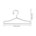 thumbnail image 5 of 20 PCS Muñeca de Metal Perchas Ropa Durable Ropa Percha Mini Muñeca Ropa, 5 of 5