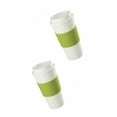 thumbnail image 4 of Copco Acadia Plastic Travel coffee Mug - 16 Oz, Green White, 4 of 4