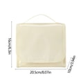 thumbnail image 3 of Ovzne Large Capacity Portable Dry Wet Separation Wash Bag For Travel And Business Trips Portable Storage Bag Polyester Waterproof Makeup Bag On Clearance, 3 of 6