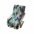 thumbnail image 4 of Grunge Soft Flannel Fleece Throw Blanket, Vintage Pattern with Worn out Retro Rhombuses Background Colorful Abstract Shapes, Cozy Plush for Indoor and Outdoor Use, 50" x 60", Multicolor, by Ambesonne, 4 of 6