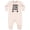 Natural Heather, variant on Dad's Gym Buddy Childs Workout Baby Fleece Romper