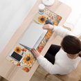 thumbnail image 3 of Happy Thanksgiving Fall Pumpkin Sunflower Large Gaming Mouse Pad Extended Mousepad Gaming with Stitched Edges, Non-Slip Base, Water Resist Keyboard Pad for Gamer, Office & Home, 31.5 X 11.8 in, 3 of 7
