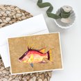 thumbnail image 2 of Hog Snapper Greeting Cards and Envelopes Pack of 8, 2 of 2