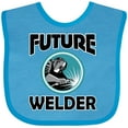 thumbnail image 3 of Inktastic Welding Future Welder Boys Baby Bib, 3 of 4