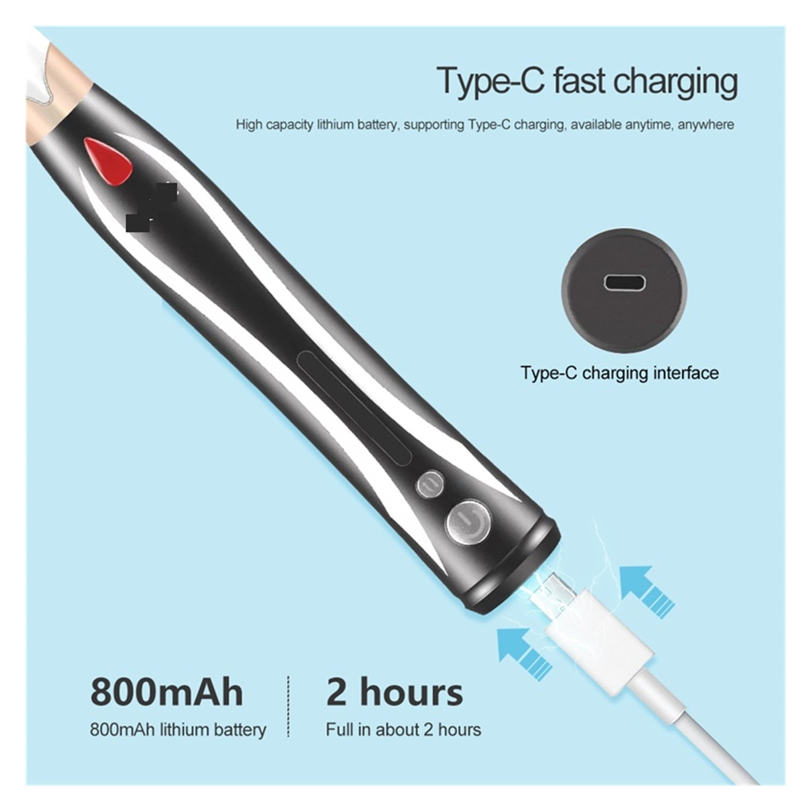 Cordless Electric Nail Drill Machine Rechargeable Nail File Milling Cutter For Manicure Pedicure Gel Remover Sander Nails Tools ,Lightweight and Portable