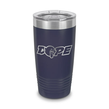 

Dope Ghost Tumbler 20 oz - Laser Engraved w/ Clear Lid - Stainless Steel - Vacuum Insulated - Double Walled - Travel Mug - jdm racing tuner import drift - Navy