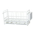 thumbnail image 1 of Estante organizador para fregadero de cocina, soporte para cubiertos y utensilios, escurridor de platos Blanco, 1 of 4