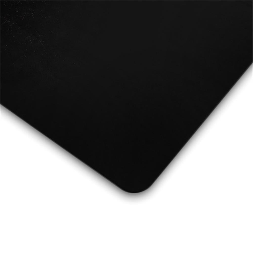 Advantagemat® Black Vinyl Lipped Chair Mat for Hard Floor - 45" x 53"