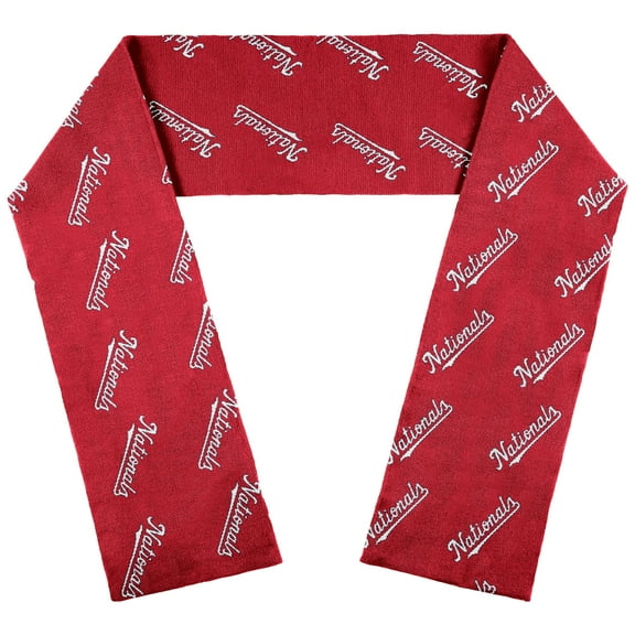 WEAR by Erin Andrews Washington Nationals Team Wordmark Scarf