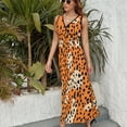 thumbnail image 3 of Leopard Print Pattern Art Sleeveless Dress Women's Summer Suit Dresses for Women 2025 Luxury Party Dress, 3 of 7