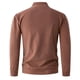 thumbnail image 4 of pstuiky mangas largas para hombre, Suéter de punto cálido de color sólido de moda informal para hombre, manga larga, top redondo Tops de talla grande para hombre l, 4 of 6