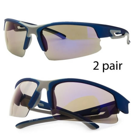 Men's Womens Wrap Around Sunglasses Revo Lens Fishing Golf Running Sport Glasses