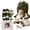 Dragon, variant on Fantasy Hood Hat DIY Crochet Kit Series,Animal Crochet Kit for Beginners,All-in-One Complete Set for Dragon Fox Wolf Frog Hoods,Craft Gift (Dragon)