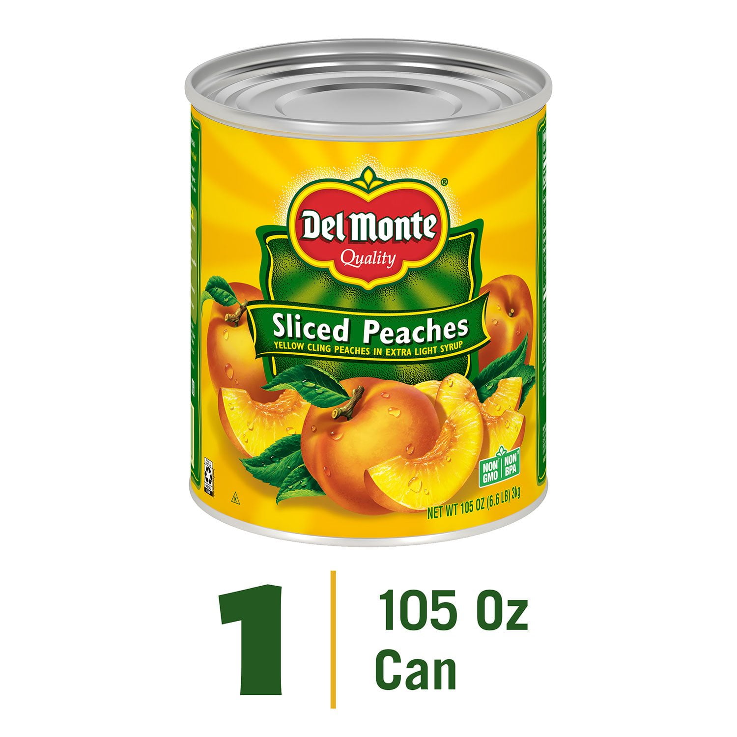 ぴーちこ Del Monte Lite Sliced Peaches 105 oz. - Samsclub.com