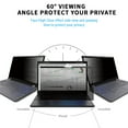 thumbnail image 4 of Magnetic Privacy Screen Filter Anti UV Film Anti Glare Frosted High-transmittance Film Magnetic Adsorption Privacy Protection Anti-Eye Fatigue for 12.1'' Laptop with 16:10 Aspect Ratio, 4 of 8