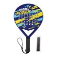 thumbnail image 2 of Almencla Padel Racket Comfortable Grip Paddle Tennis Racquet for Gym Matches Teenager Blue Yellow, 2 of 8