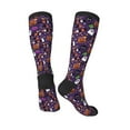 thumbnail image 4 of Balery Halloween Sweet Candy Printed Novelty Socks Men's Women's Crew Socks Sports Socks Knee High Socks Cotton Socks Quirky and Cool Socks, 4 of 9