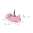 thumbnail image 2 of Hytrove 3Ud Diademas Elásticas De Unicornio En Coral Fleece Para Maquillaje Y Lavado Facial, 2 of 8