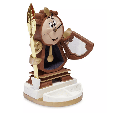 lenox disney beauty and the beast cogsworth clock