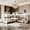 White, variant on Double L-shaped loft bed, with built-in desk, 4 storage drawers, USB ports and power outlets, multifunctional bedroom bed.(No Mattress)