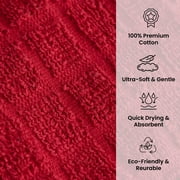 Dish Towels for Kitchen – 12 Pack, 100% Cotton Kitchen Towels Set, Dish Cloths for Washing Dishes, 15 x 25 Inches