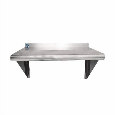 Heavy Duty Stainless Steel Wall Mount Shelf 18 x 24 - NSF