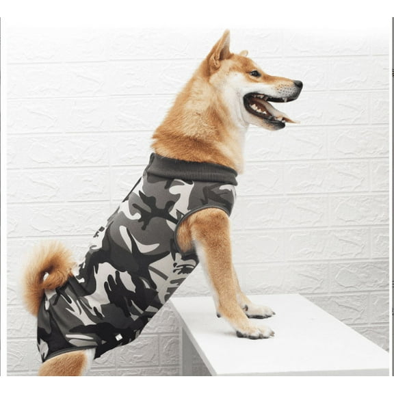 GreenJoy Recovery Suit for Dog, Cat Abdominal Wounds, Pet Surgery Recovery Snugly, Cone & Collars