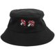 thumbnail image 3 of Sombrero de pescador con bordado de setas para mujer, sombrero de pescador para acampar al aire libre para verano, 3 of 5