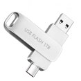 thumbnail image 1 of 1TB/1000GB Flash Drive USB Type C 2 in 1 Dual Drive Memory Stick High Speed OTG for Android Smartphone Computer, MacBook, Chromebook Pixel, 1 of 5
