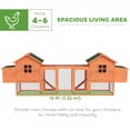 thumbnail image 4 of PawHut Large Chicken Coop & Rabbit Hutch with Outdoor Run, 4 of 10