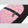thumbnail image 5 of Xecao's Pink Donut Print Sling Bag: A Versatile Chest, Shoulder, and Crossbody Backpack for Casual Days Out, Perfect for Both Men and Women, 5 of 6