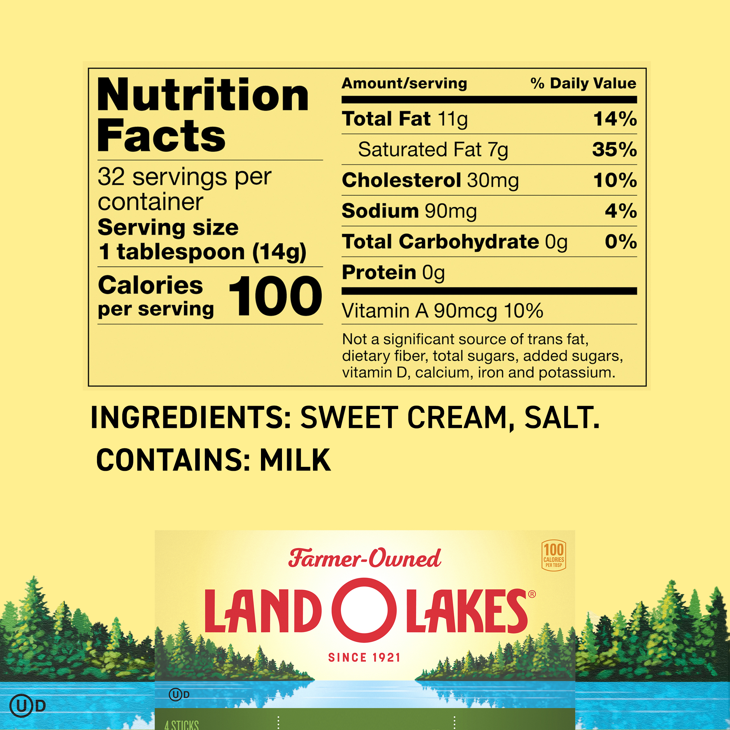 Land O Lakes Salted Stick Butter, 16 oz, 4 Sticks - image 5 of 9