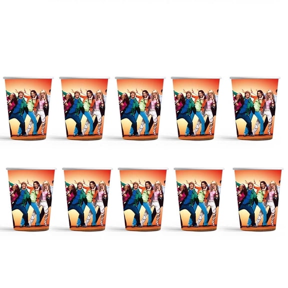 Dancing high school Birthday Party Supplies Cups Tableware Disposable Paper Mouthwash Drinking Cups