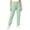 Mint Green, variant on AHTJRT Yoga Scrub Pants for Women Elasticized Waist Drawstring Soft Stretch Mid Rise Straight Leg Nursing Healthcare Work Pants with Pocket White XL