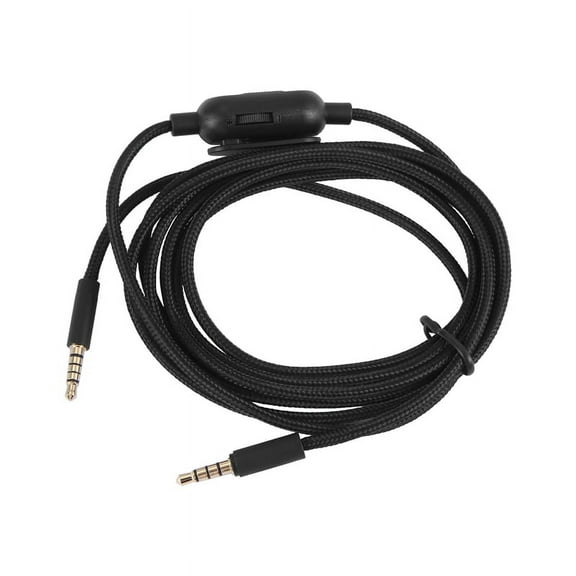 Headset Cable for G433 G233 GPRO X Universal Game Headset Audio Cable 2M,1 x Audio cable,Black