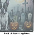 thumbnail image 5 of Boston Terrier Spooky Halloween Glass Cutting Board Large 12 in x 15 in, 5 of 5