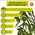 thumbnail image 3 of Planta artificial decorativa Artego con maceta Bambú grande de 170cm para hogar, 3 of 8