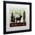thumbnail image 4 of Trademark Fine Art "Simple Living Elk" Canvas Art by Michael Mullan, White Matte, Wood Frame, 4 of 4