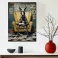 thumbnail image 3 of Great Dane Dog Bathroom Decor - Funny Bathroom Decor Wall Art, Dog Bathroom Wall Art and Animal Canvas, Dog Bathroom Canvas, 3 of 4