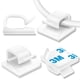 thumbnail image 1 of Cable Clips suoundey, 130 unidades, soporte adhesivo blanco, 1 of 5