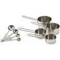 thumbnail image 4 of Truecraftware 8-Piece Ingredients Stainless Steel Measuring Cup and Measuring Spoon Set, 4 of 5