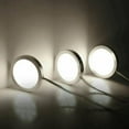 thumbnail image 2 of 6PCS Under Cabinet Lights Kit LED Kitchen Counter Closet LED Puck Display Lamp, 2 of 6