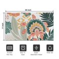 thumbnail image 5 of Tropical Pioneer Flower Pattern Door Rugs,Washable Non Slip Door Mats Indoor,Decorative Door Mats,Entry Mat Indoor for Entrance,Bedroom,Kitchen,Bathroom,17"x30", 5 of 6