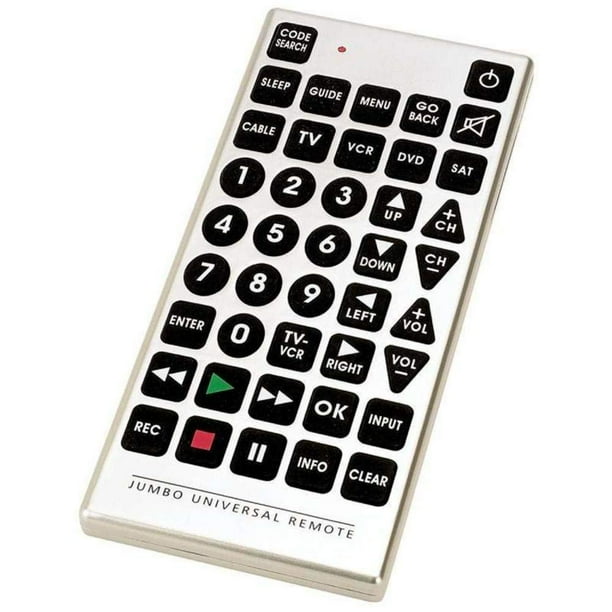 Jumbo Universal TV Remote - Walmart.com - Walmart.com